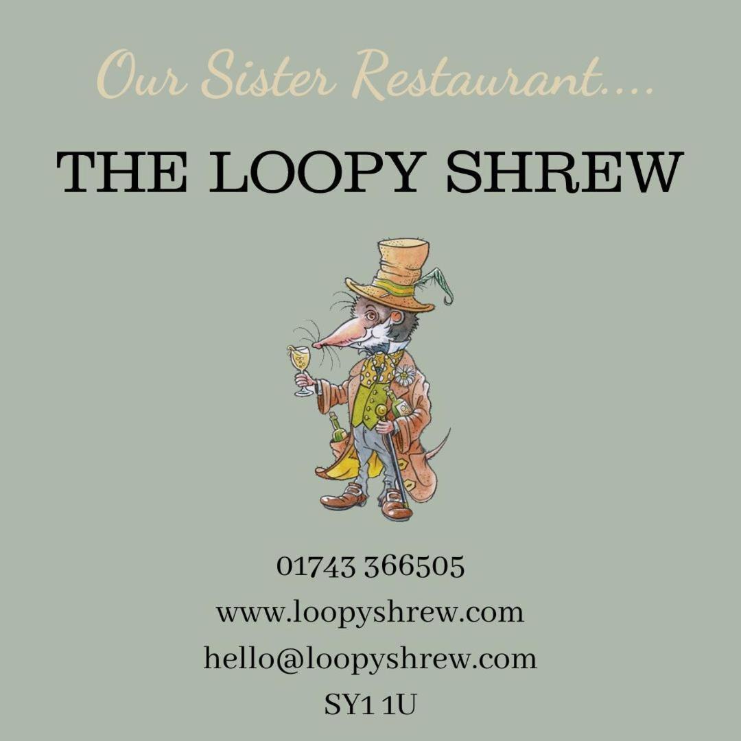 Darwin'S Townhouse Bed & Breakfast Shrewsbury Exterior photo The Loopy Shrew logo